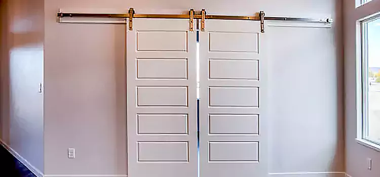 Glass Barn Door with Installation Hardware Kit Milford